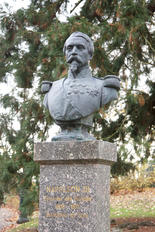 Vichy, buste de Napoléon III 